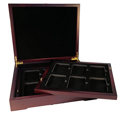 Coin Tray For Six Certified Or Certified Style Coin Holders Pcgs, Ngc, Anacs, Lighthouse, Urase Minoris #TOP4