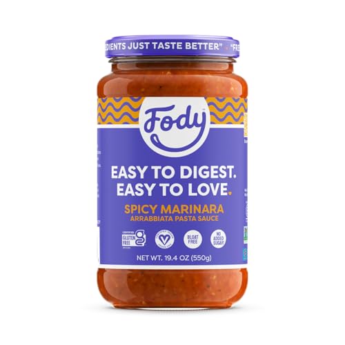 FODY - Low FODMAP Gluten Free Pasta Sauce Arrabbiata - 19.4 oz.