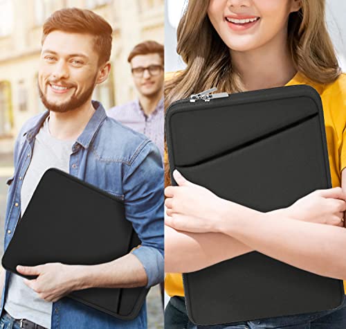 Image of Askuko Laptop Sleeve 14 inch, Durable Carrying Bag Shockproof Protective Case Cover, Handbags Briefcase Laptop Bag Compatible with 14 inch MacBook Air /Pro HP Asus Lenovo Notebook Computer, Grey