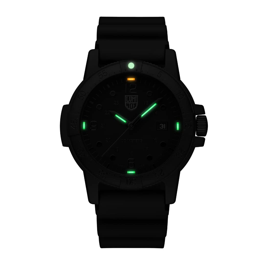 Luminox - G Collection Sea Bass Carbonox zegarek męski 44 mm - zegarek do nurkowania z wyświetlaczem daty 100 m wodoszczelny - kilka wariantów - wyprodukowano w Szwajcarii - Zegarek męski