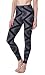 PLUS SIZE Printed Leggings (Black White Paisley Diamond)