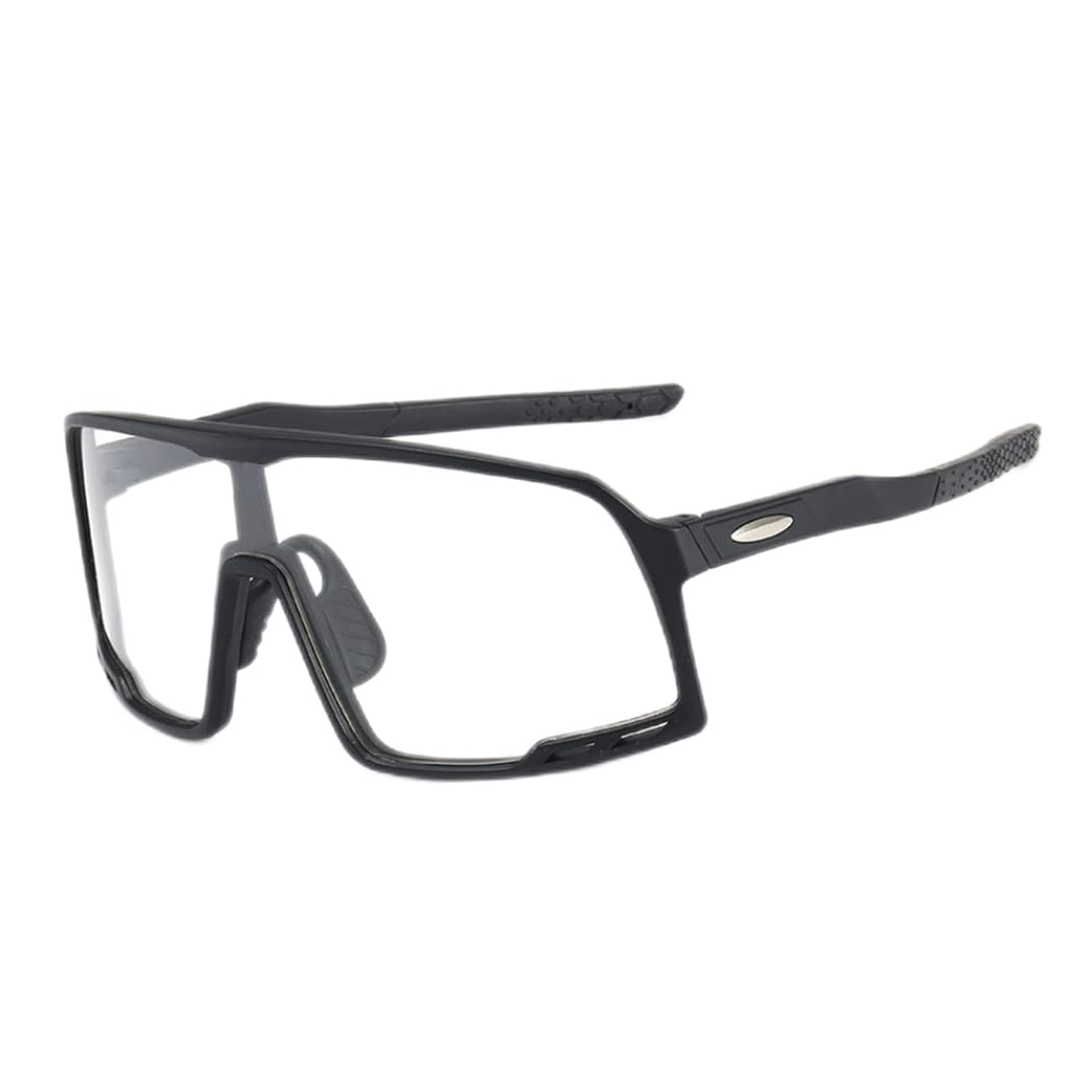 Obelunrp Gafas deportivas, gafas de seguridad antifog de moda, gafas de montaña a prueba de viento, lentes de seguridad, gafas de sol para hombres niños (lente transparente)