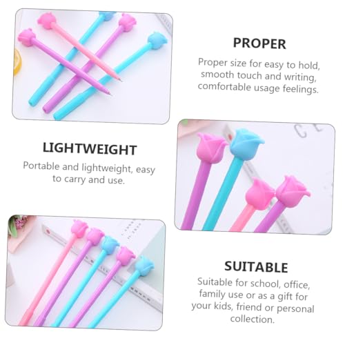 BESTYASH 12pcs 0.5mm Bolígrafo Gel Flor Creativo miniatura 5
