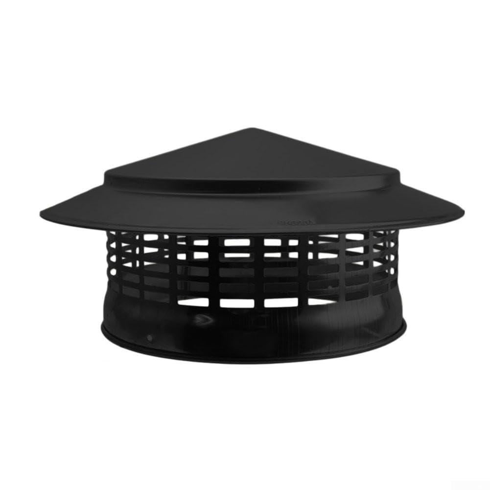 Umbrella Chimney Cowl 110mm Anti-Downdraught Guard(200mm)