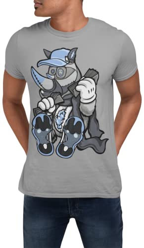 - 11 Cool Grey Men's T Shirt to Match Sneakers, Urban Clothing Graphic Tee to Match Back to - 11s