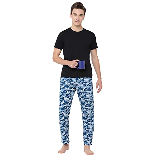 Image of Urban Scottish 100% Comfortable Men's Lounge Pants, Leisure-Wear Withn Elastic Waist-Band & Regular Fit, Machine Washable Stayt Home Clothing, Expert Craftsmanship Featuring Plush to The Touch Feel