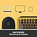 Logitech POP Wireless Mouse and POP Keys Mechanical Keyboard Combo - Customisable Emojis, SilentTouch, Precision/Speed Scroll, Design, Bluetooth, Multi-Device, OS Compatible – Blast Yellow