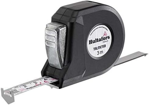 Hultafors TALM3 3m Talmeter Marking Measuring Tape - White