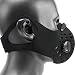 Dust Mask-MONATA Activated Carbon Dustproof Fitness Masks with Earloop No Pungent Smell PM2.5 for Running Cycling Outdoor Activities(Black)