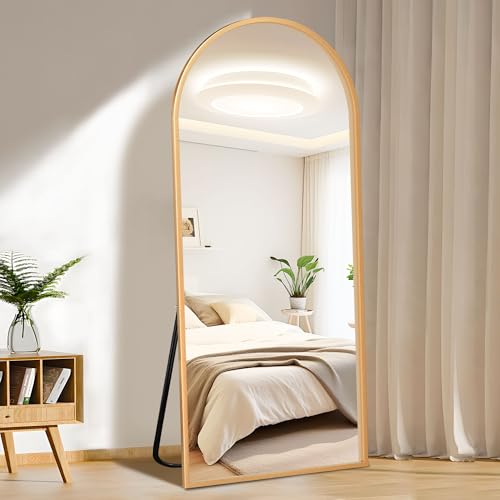 FURNIinspire Large Size Arched Full Length Mirror with Stand, 71