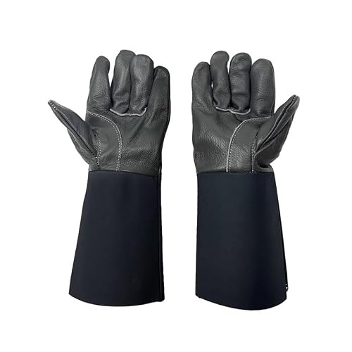 VIDI Long-sleeved Leather Welding Gloves for Electricians As Personal Protective Equipment