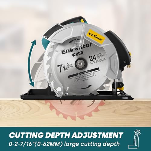 Enventor 7-1/4-Inch Circular Saw