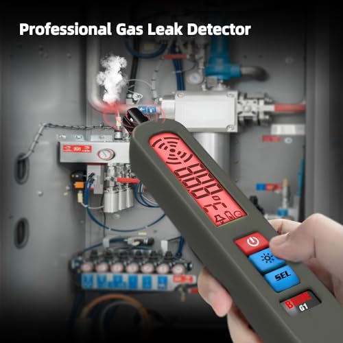 Bside G1 Rilevatore Fughe Di Gas Ricaricabile Rilevatore Di Perdite Di Gas Naturale Con Allarme Sonoro Visivo Vibrazione Sniffer Multi Gas Portatile Per Industriale Gpl Metano Propano Butano Camper - 2