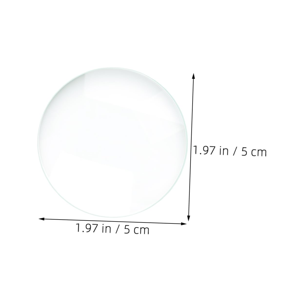 NAMOARLY Optical Lens Kit Double Convex Lenses Physics Teaching Tools Magnifying Glass