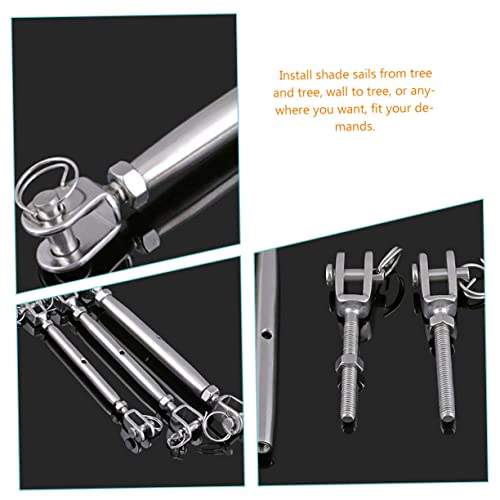 Tensor de acero inoxidable para cable con quijada, resistente para uso industrial, diseño liviano y fácil de usar miniatura 7