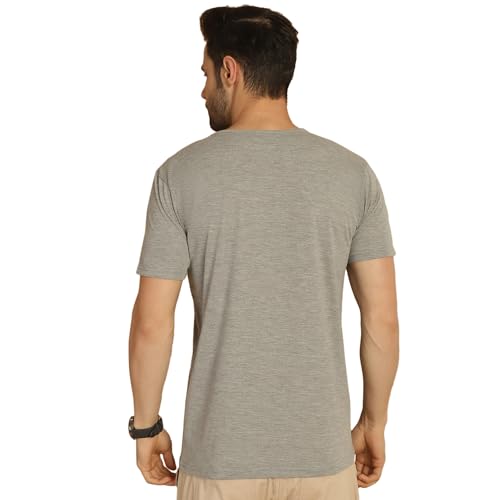 Image of Mack Jonney Solid Round Neck Cotton Half Sleeves Tshirt for Men(Pack of 3)-MACK634866