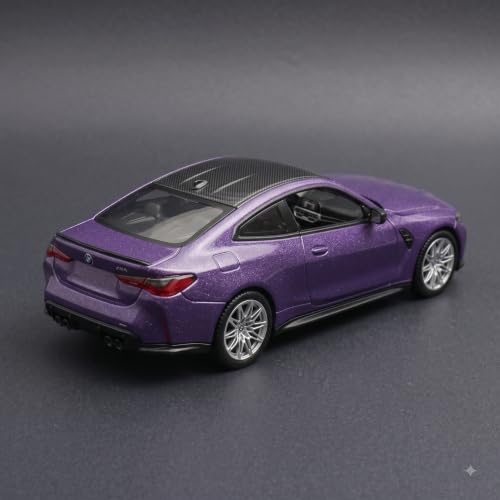Image of Wizplex CCA Officially Licensed BMW M4 1:64 Scale Die Cast Metal Car - Collectible Alloy Sports Coupe with Openable Doors & Free-Rolling Wheels, Display Showpiece for Kids 3+