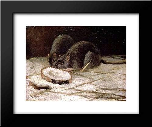ArtDirect Two Rats 18x15 Framed Art Print by Vincent van Gogh