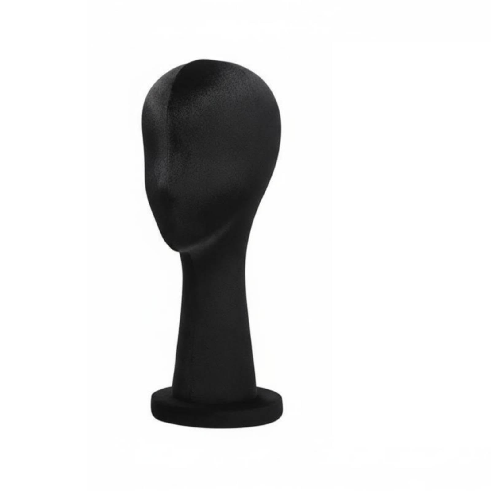 Hairpiece Display Head Multi-Functional Hairpiece Display Stand Stable Base Mannequin Head with Shoulders for Retailers, Boutique Owners, Store Window Black Dt010-image-42