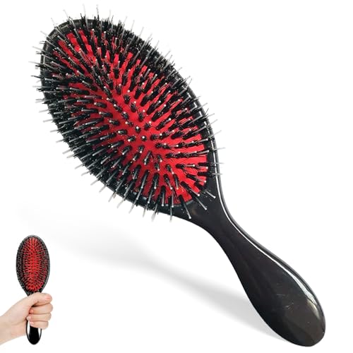 Hair Extension Brushes, Paddle Hair Extension Brush, Hair Extension Brush, Professional Scalp Massage Hairbrush, Oval Detangle Brush Comb, Anti-Static Hair Comb for Family Hairdressing Salon