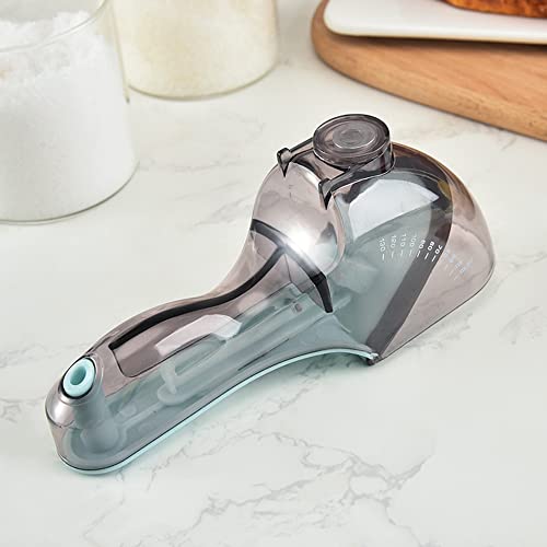 Adjustable Measuring Cups And Spoons Set Of 2 Pieces / Kitchen Tool Plastic Scoop Measuring Cup With Magnetic / For Dry And Liquid Ingredient (A Set Of Two) #TOP6