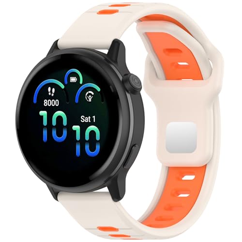 [DKEnjoy] Compatible with Garmin�i�K�[�~���j Vivoactive6 �o���h �A�V���R���������o���h�A �^���^ �x���g�Afor Garmin vivoactive 6 ���v�o���h (�x�[�W��+�I�����W)