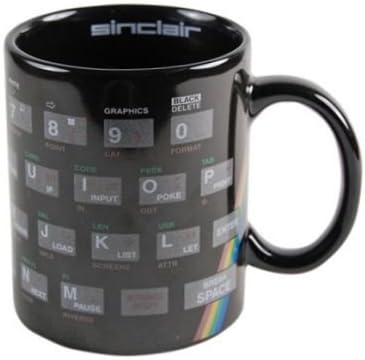 Sinclair ZX Spectrum Keyboard Mug Gift Boxed Officially Licensed