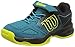 Wilson Unisex Kinder Kaos K Tennisschuhe, Blau/Blau/Grün, 33 EU