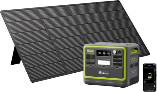 FOSSiBOT F2400 Solargenerator mit 420W Solarpanel, 2048Wh LiFePO4 Tragbare Powerstation, 3 Ausgang â€¦ – Miniatur