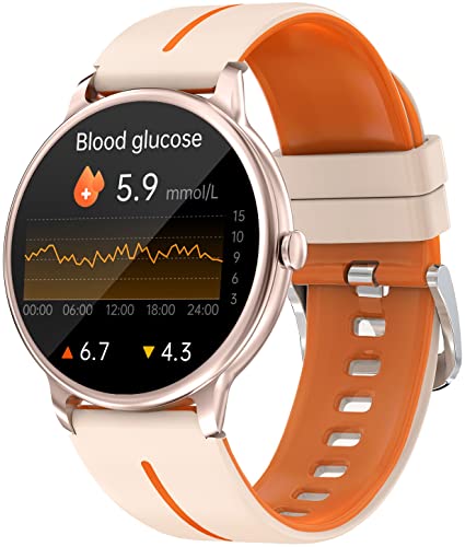 Hystorm Health Smart Watches For Women, 1.43" Amoled Always-On Display Fitness Tracker Smart Watch With Bluetooth Call, 8 Health Apps Blood Glucose Hrv Monitor Waterproof Smartwatch For Android Ios #TOP7