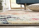 Safavieh Kolekcja Monaco 8' x 10' Multi MNC222F Boho Chic Tribal postarzany nie gubi salon sypialnia jadalnia dom biuro obszar dywan