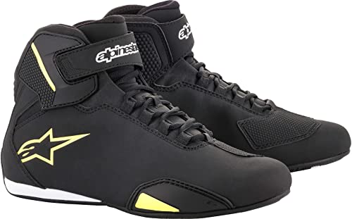 Alpinestars Sektor, Scarpa Uomo, Black Yellow Flourecent, 44 Eu