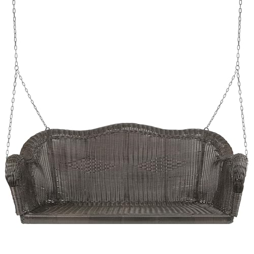 Northlight Hand Woven Resin Wicker Porch Swing Chain -