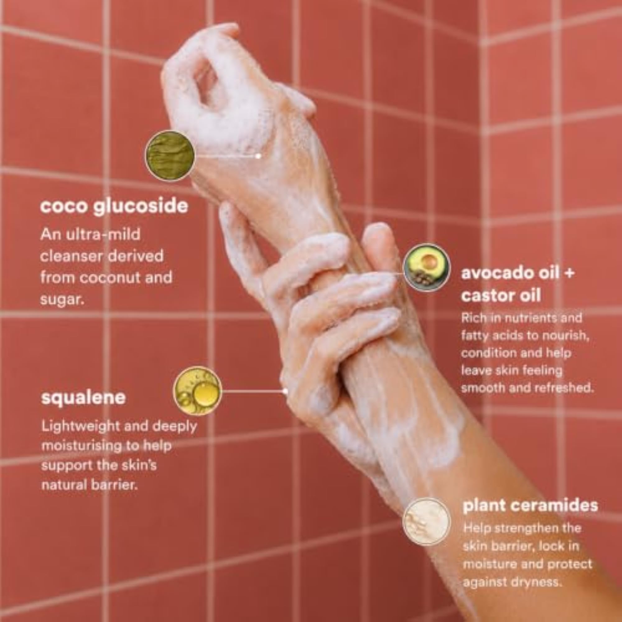 Natural Body Wash and Deodorant Combo, 100% Vegan