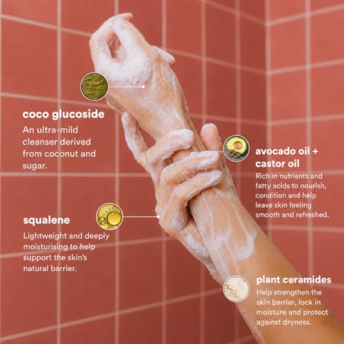 Image of Bitamin Natural Body Wash 400ml with Underarm deodorant Combo | 100% Vegan, Toxin Free Bath & Body Care | LongLasting Odour Control | Enriched with Vit E and Ceramides| French Rose fragrance