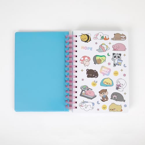 Miniatura 2 de Mr. Wonderful Libreta A5 con Squishy – Lazy Nutria – 240 Páginas Blancas FSC – Antiestrés