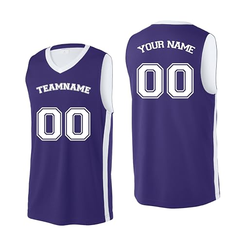 Camiseta de basquete reversível personalizada – impressão nos 4 lados, absorve umidade, respirável e