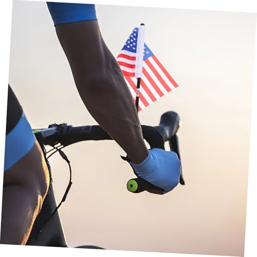 Drapeau de sécurité vélo mât robuste cyclisme extérieur protection compacte résistant vent - 6