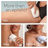 Braun Silk-épil 5 Epilator for Easy Hair Removal, Braun Epilator for Women, Wet & Dry, Lasting Smooth Skin, with Lady Shaver, Trimmer Comb & Exfoliation Brush Heads, 5-060, White/Flamingo - Image 6
