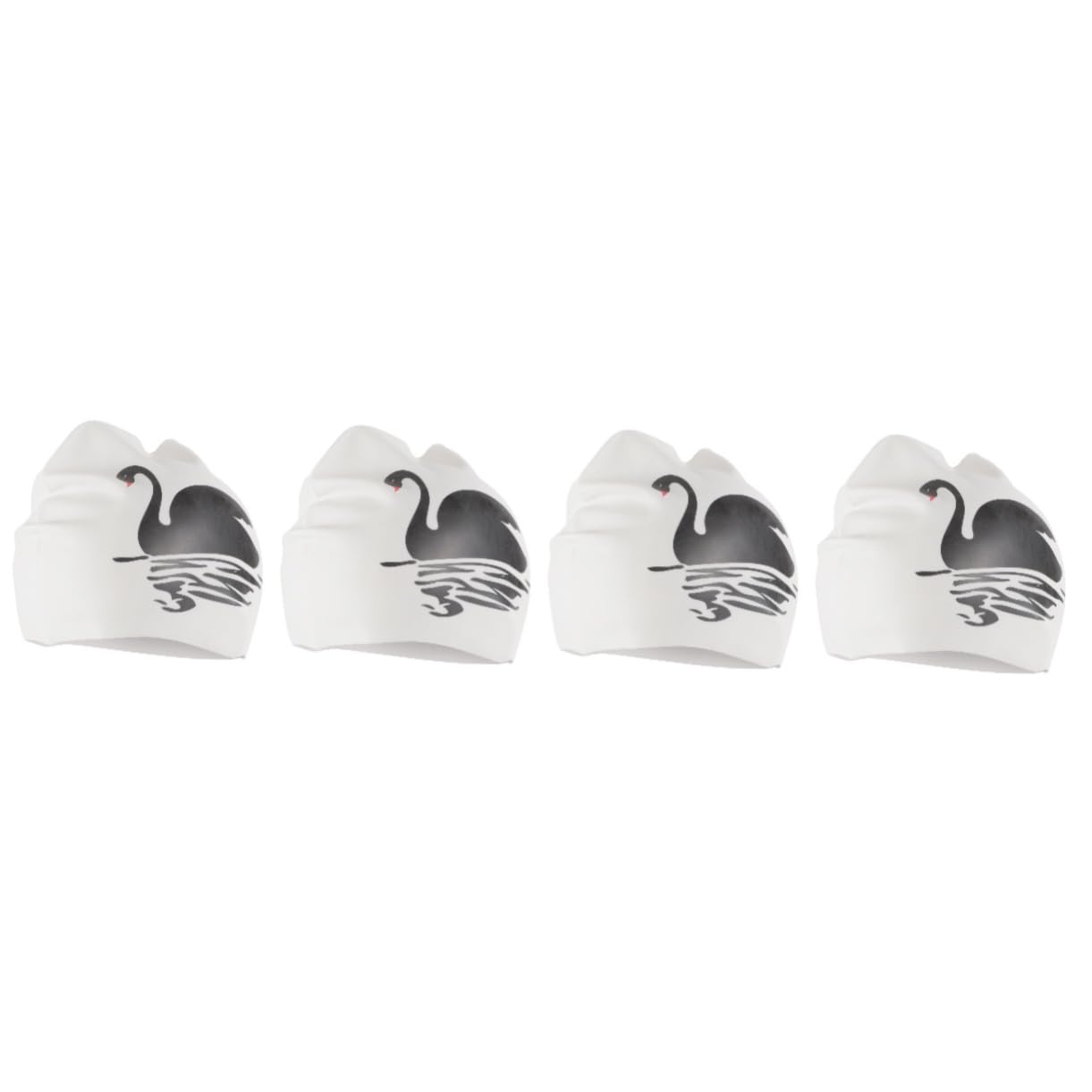 Cabilock 4piezas Gorro De Natación De para Cabello Gorro Elástico Unisex para Verano Diseño Antideslizante y Cómodo para Natación Piscina
