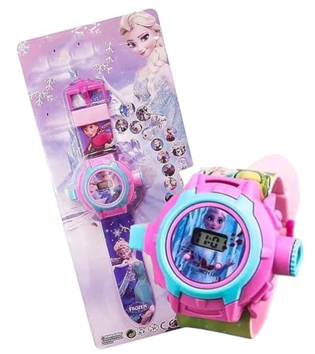 Image of Acnos Brand- Digital 24 Images Projector 7 Character Watch for Kids Boys Rubber Material Watch Diwali Gift Birthday Return Gift Best Digital Toy Watch for Boy's Girl's