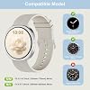 Banda deportiva compatible con Samsung Galaxy Watch 9 8 40mm 44mm/8 Classic 46mm | Paquete de 6 bandas de silicona sin espacio, suaves e impermeables, para mujer y hombre 4