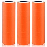 30 Rolls 15000 Price Gun Labels for Mx-5500 White Price Marker Stickers, Super Sticky Label Paper Tag Labels (Orange)