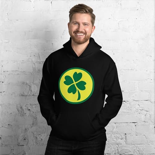 TOP KOALA TEE Shamrock Four Leaf Clover Unisex Hoodie2