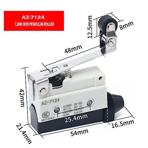 Grand micro interrupteur de fin de course AZ-7312 10A à réinitialisation - 3