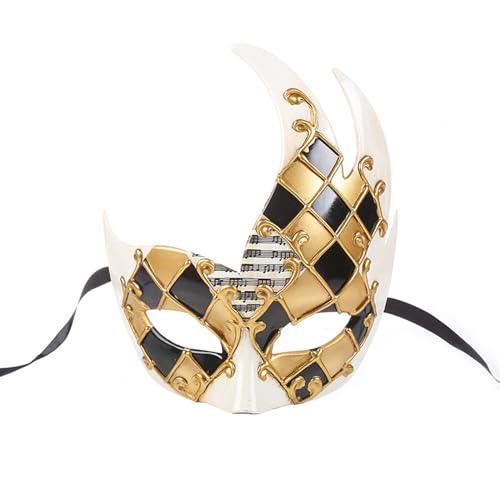 Demi-masque de bal masqué pour femme au galbe élégant, parfait pour Halloween et Cosplay