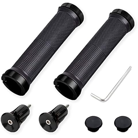 Fahrradgriffe - Fahrrad Griffe/Lenkergriffe - rutschfest und Verschleißfest Lenkergriffe Fahrrad, Fahrrad Griffe Mit Griffstopfen aus Aluminiumlegierung für MTB Cover