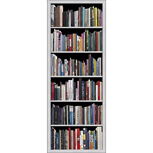 Papier peint intissé haut de gamme déco murale bibliothèque moderne blanche - 2
