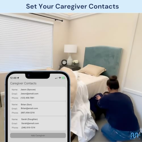 Image of Senior Fall Monitor | 24 /7 Passive Monitoring | Automated Alerts | Health & Safety Analytics | Subscription Required