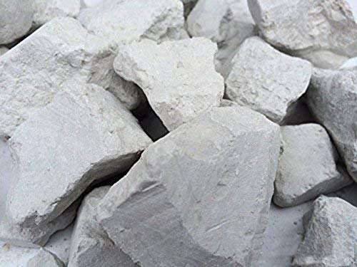 Gray Edible Clay Chunks Natural for Eating, 4 oz (113 g)
